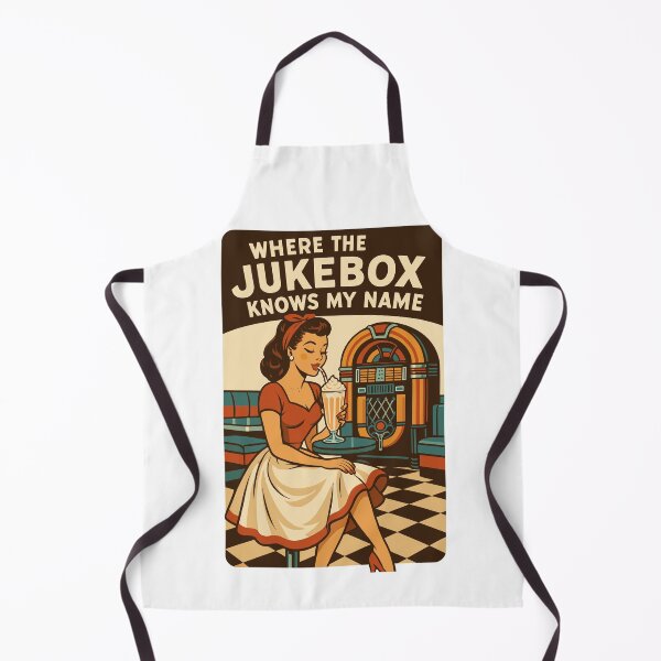Item preview, 50s Diner Pin-Up: Where the Jukebox Knows My Name designed and sold by Pineapple-Tree.