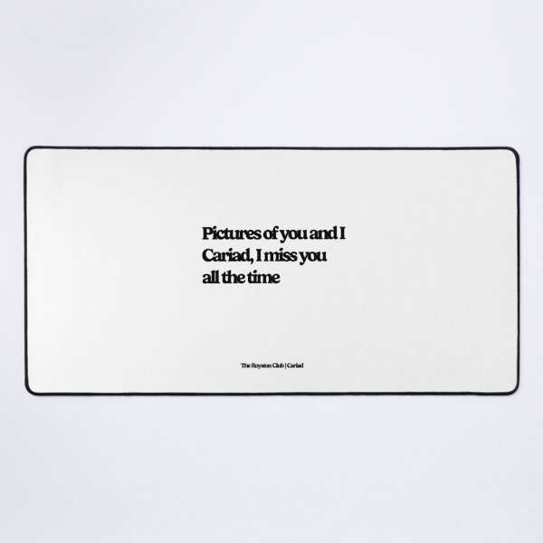Item preview, The Royston Club | Cariad Lyrics designed and sold by tsmart6.