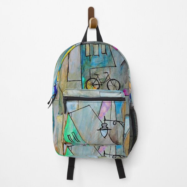 Item preview, Abstract Cityscape Wall Art – Colorful Cubist Urban Painting for Modern Aesthetic Room Decor designed and sold by art2print.
