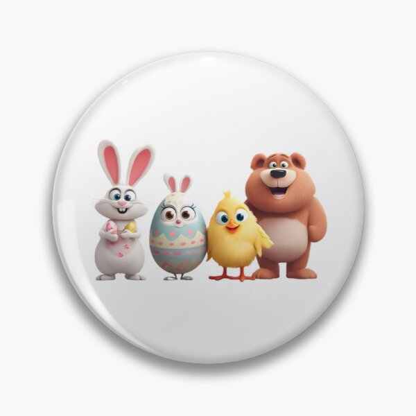 Item preview, Cartoon Easter Party designed and sold by Retro Whimsy.
