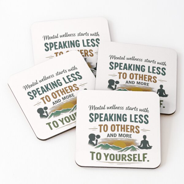 Item preview, Mental Wellness - Speaking To Yourself - Minimalist Quote designed and sold by UnoStop.