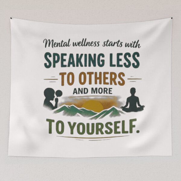 Item preview, Mental Wellness - Speaking To Yourself - Minimalist Quote designed and sold by UnoStop.