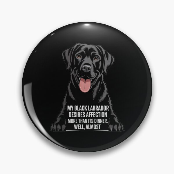 Artikelvorschau, Kunstdesign für Besitzer eines schwarzen Labradors: Mein schwarzer Labrador sehnt sich mehr nach Zuneigung als nach seinem Futter. entworfen und verkauft von fantasticdesign.