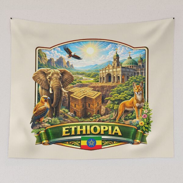 Item preview, Ethiopia - Lalibela Rock Churches, Simien Mountains designed and sold by Myra365Art.