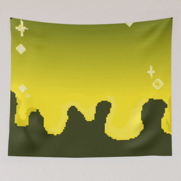 Item preview, Yellow background print. Pixel fan art. designed and sold by YaroshMaria.