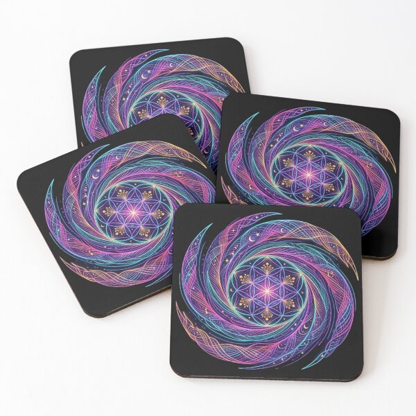 Item preview, Cosmic Wire-Wrap Spiral: Sacred Geometry Art designed and sold by Siriusvibes.