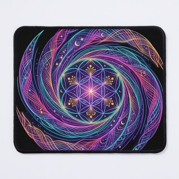 Item preview, Cosmic Wire-Wrap Spiral: Sacred Geometry Art designed and sold by Siriusvibes.