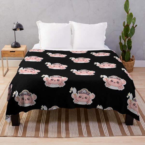 Item preview, Cute Pirate Crab Kawaii Cartoon Funny Sea Animal Buccaneer  designed and sold by Merchandiser099.