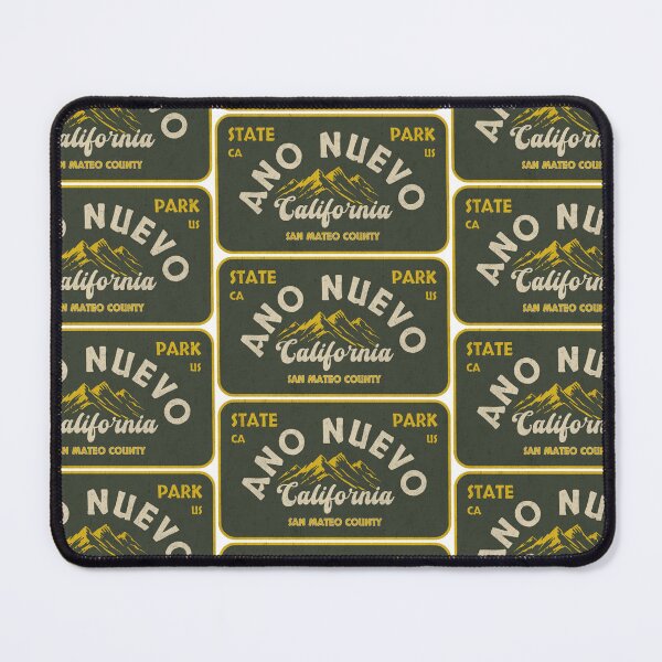 Item preview, Año Nuevo State Park, San Mateo County, California, badge design designed and sold by Wanderful-roads.