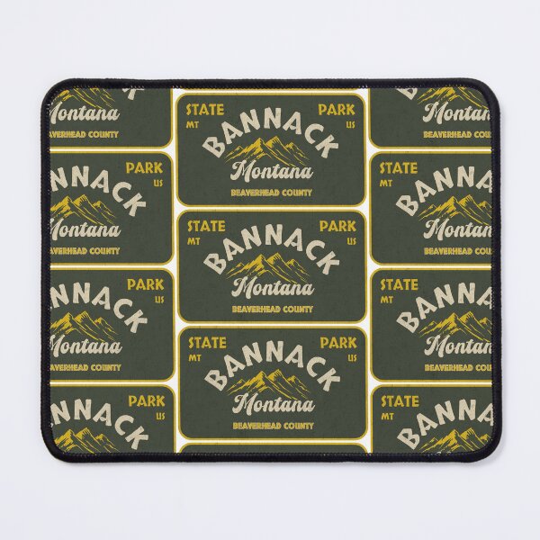 Item preview, Bannack State Park, Beaverhead County, Montana, badge design designed and sold by Wanderful-roads.