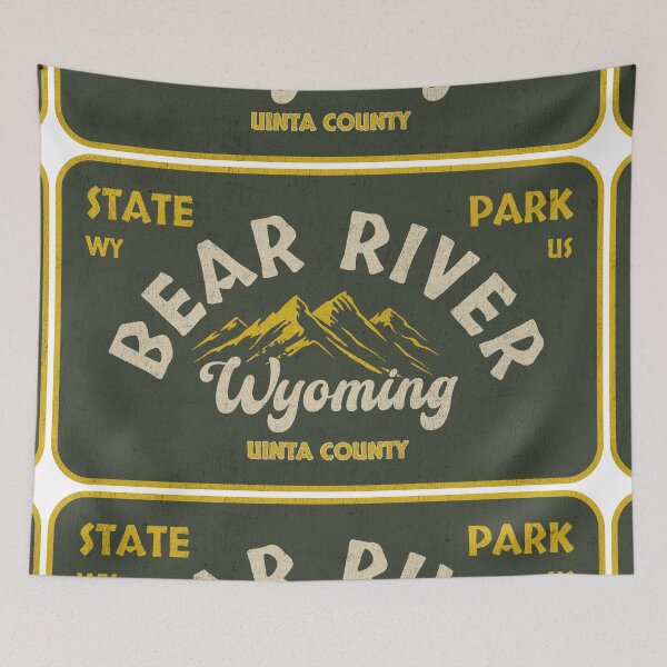 Item preview, Bear River State Park, Uinta County, Wyoming, badge design designed and sold by Wanderful-roads.