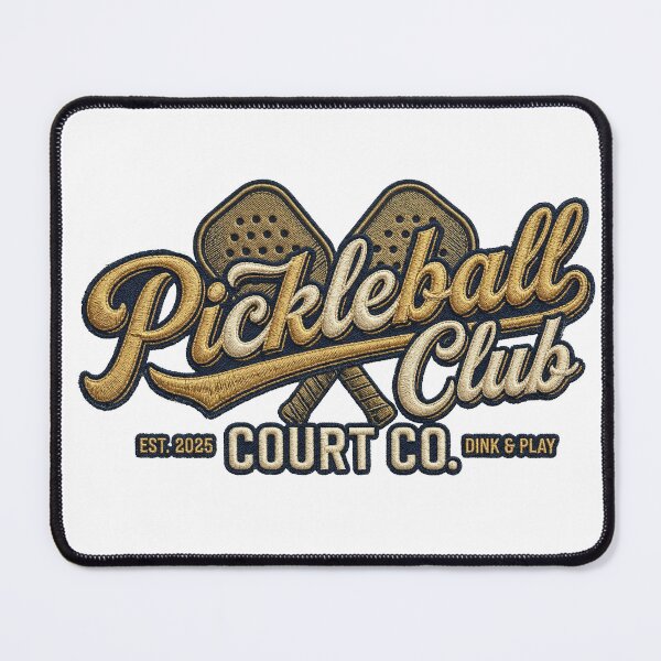 Item preview, Embroidered Pickleball Club – Vintage Sports Style “Dink & Play” designed and sold by Golden Chaos.