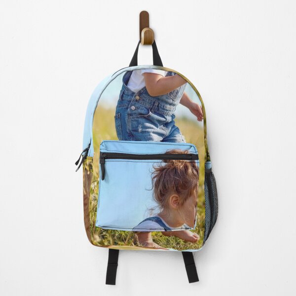 Item preview, Little Girl Blowing Dandelion Seeds with Her Cat designed and sold by Maria Dryfhout.