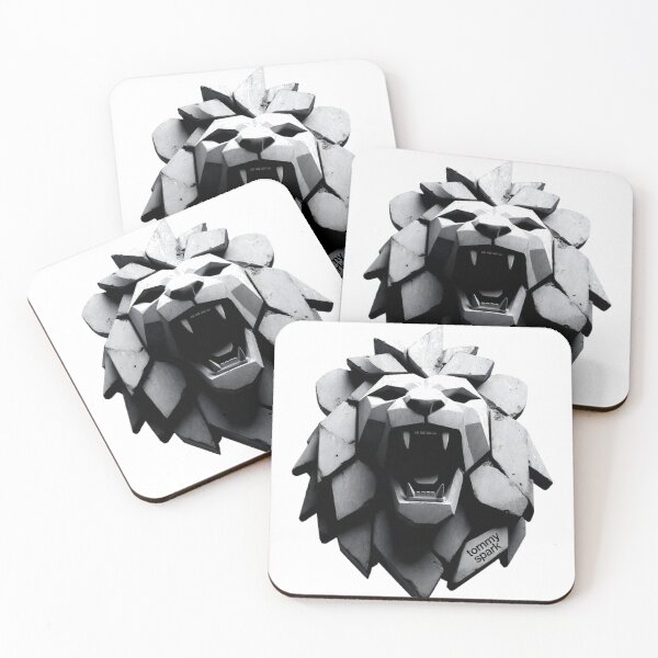 Item preview, Brutalist Echo Lion Silhouette designed and sold by TommySpark.