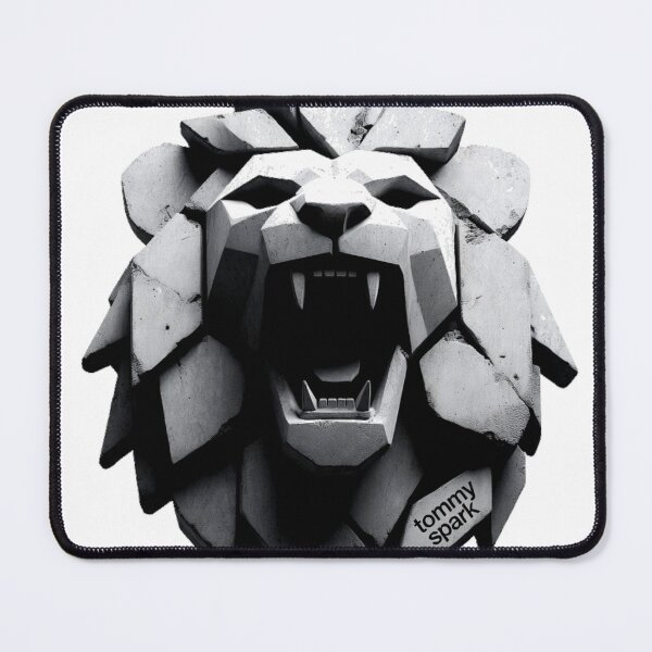 Item preview, Brutalist Echo Lion Silhouette designed and sold by TommySpark.