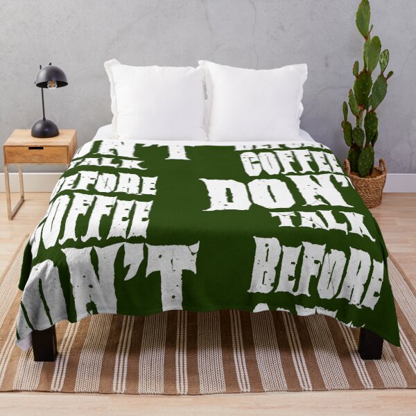 Item preview, Dont Talk Before Coffee Funny Morning Warning Design designed and sold by AreKreative.