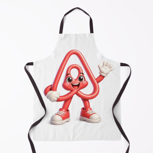 Item preview, Cute Red Loop Mascot Airbnb designed and sold by fritz-10signer.