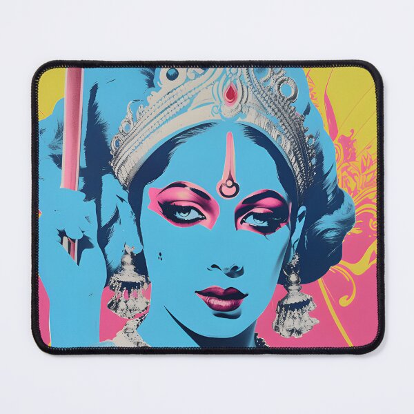 Item preview, Aesthetic Indian Woman Art – Bold Cultural Pop Art Design designed and sold by ArtFireGallery.