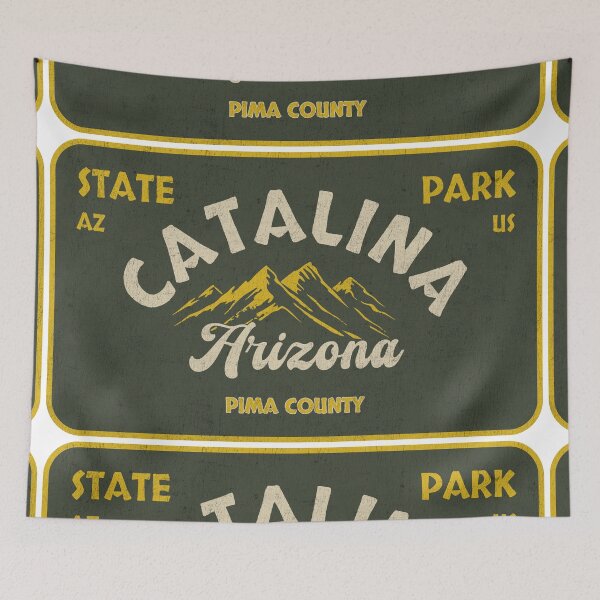 Item preview, Catalina State Park, Pima County, Arizona, badge design designed and sold by Wanderful-roads.