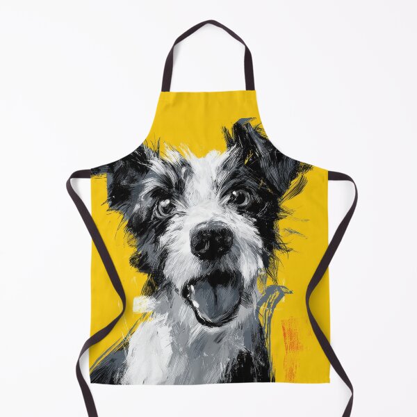 Item preview, Happy dog with yellow background designed and sold by anytka.