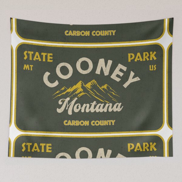 Item preview, Cooney State Park, Carbon County, Montana, badge design designed and sold by Wanderful-roads.