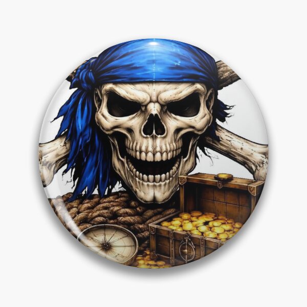 Item preview, Pirate skull and crossbones designed and sold by Pirate Emporium.