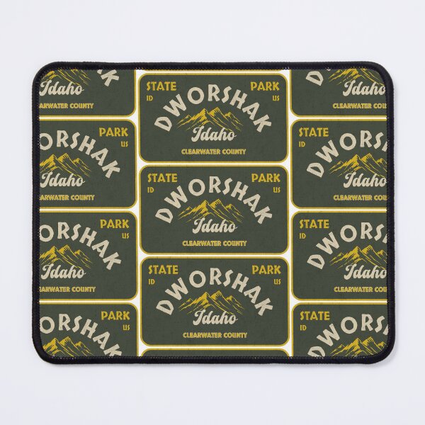 Item preview, Dworshak State Park, Clearwater County, Idaho, badge design designed and sold by Wanderful-roads.