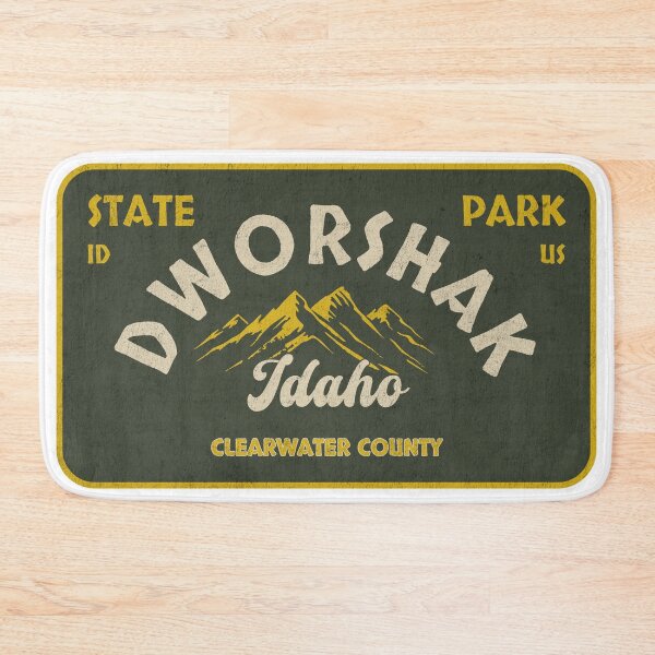 Item preview, Dworshak State Park, Clearwater County, Idaho, badge design designed and sold by Wanderful-roads.