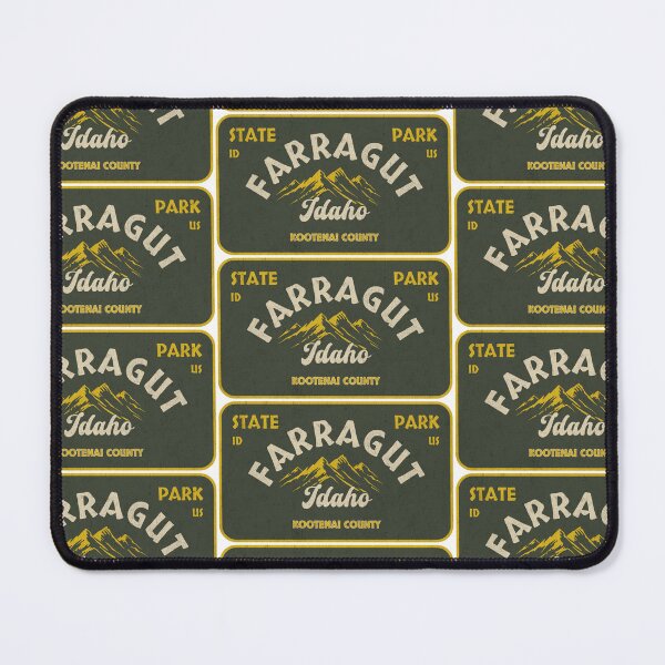 Item preview, Farragut State Park, Kootenai County, Idaho, badge design designed and sold by Wanderful-roads.
