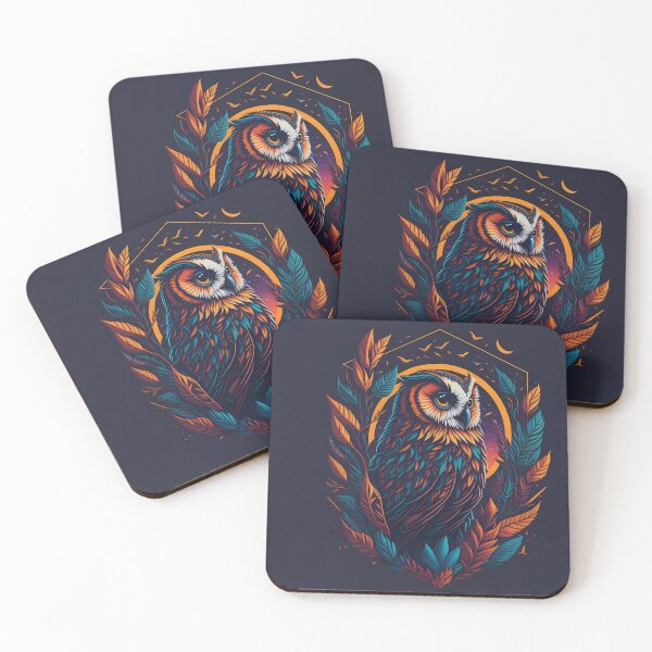 Item preview, Owl and the night owl designed and sold by Melinski Arts.