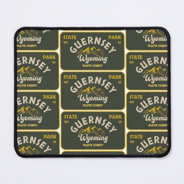 Item preview, Guernsey State Park, Platte County, Wyoming, badge design designed and sold by Wanderful-roads.