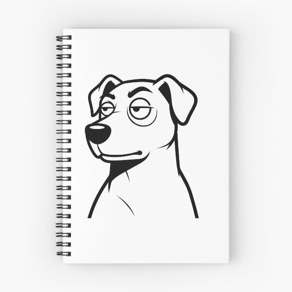 Item preview, suspicious dog designed and sold by Uglyandcute.
