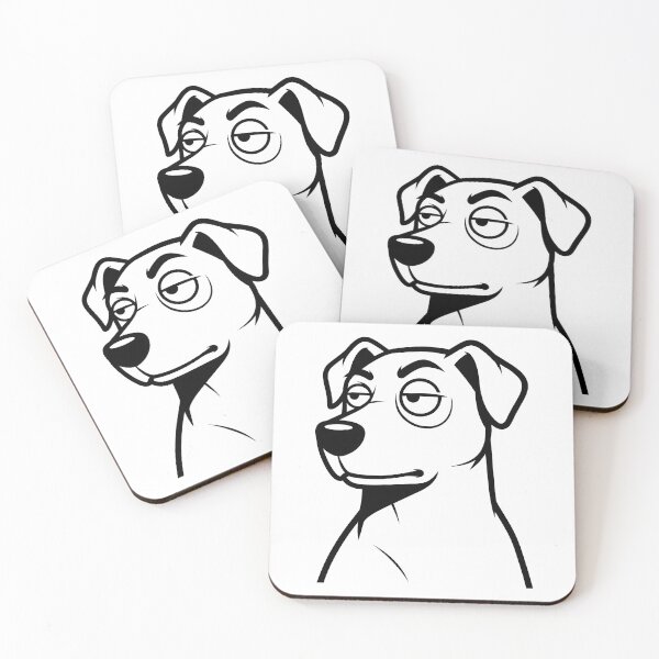 Item preview, suspicious dog designed and sold by Uglyandcute.