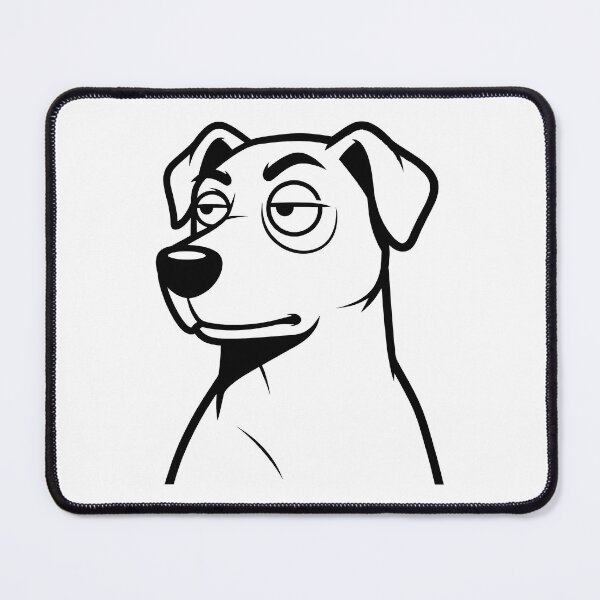Item preview, suspicious dog designed and sold by Uglyandcute.
