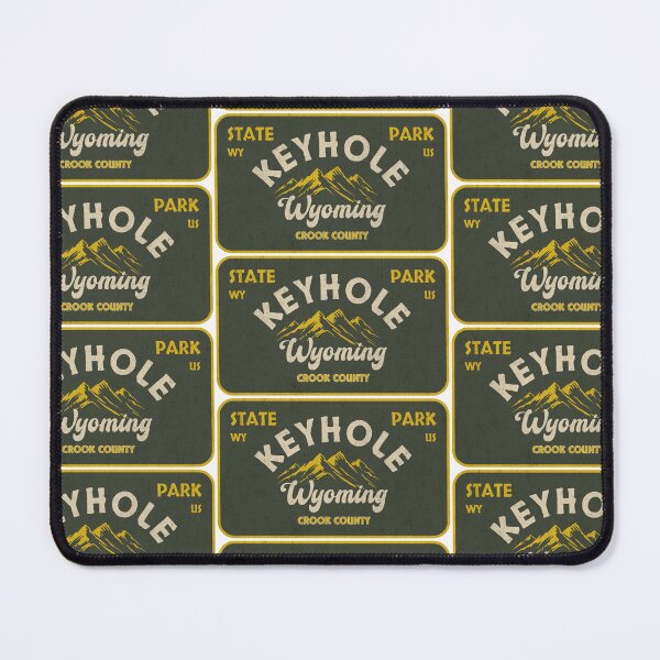 Item preview, Keyhole State Park, Crook County, Wyoming, badge design designed and sold by Wanderful-roads.