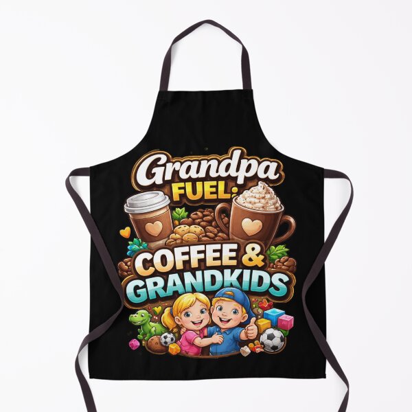 Item preview, Grandpa Fuel Coffee and Grandkids Shirt – Funny Grandpa Coffee Lover Tee, Cute Grandpa Gift Idea designed and sold by TKOprintdesigns.