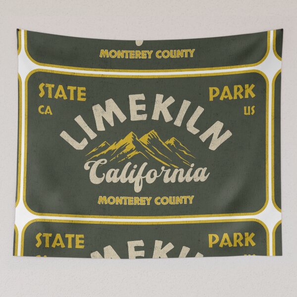 Item preview, Limekiln State Park, Monterey County, California, badge design designed and sold by Wanderful-roads.