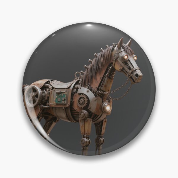 Item preview, Scrap Charger Horse designed and sold by SynthRaccoon.