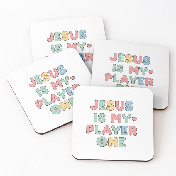 Item preview,  Jesus Is My Player One – Cute Christian Gamer Pastel Design designed and sold by Illustrated Faith.