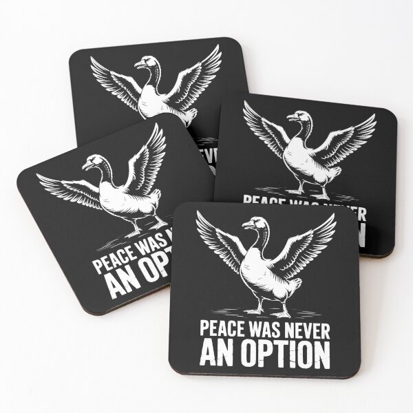 Item preview, Peace Was Never An Option Goose designed and sold by theartfulaspie.