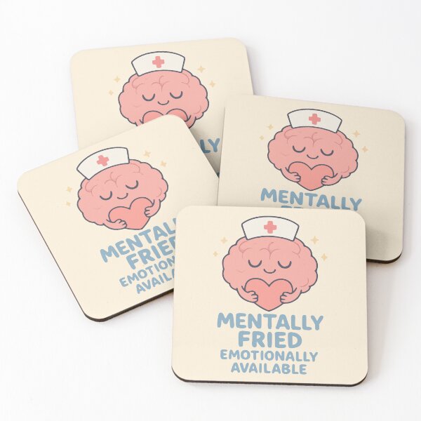 Item preview, Mentally Fired Emotionally Available Funny Burnout Nurse Gift Design designed and sold by Dantin.