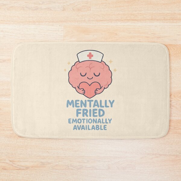 Item preview, Mentally Fired Emotionally Available Funny Burnout Nurse Gift Design designed and sold by Dantin.