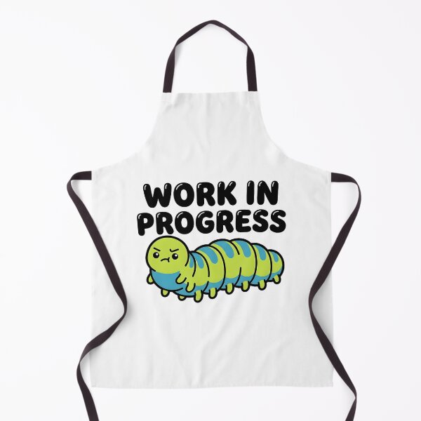 Item preview, Caterpillar Work in Progress – Nostalgic Childhood Insect Design designed and sold by timizar.