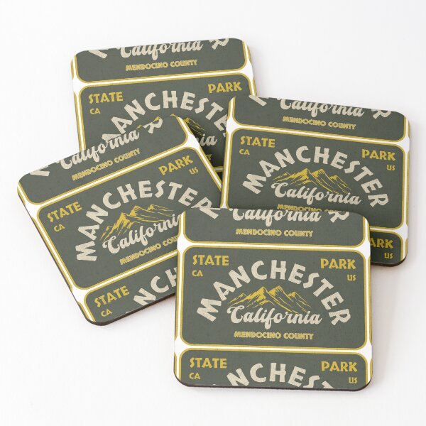 Item preview, Manchester State Park, Mendocino County, California, badge design designed and sold by Wanderful-roads.