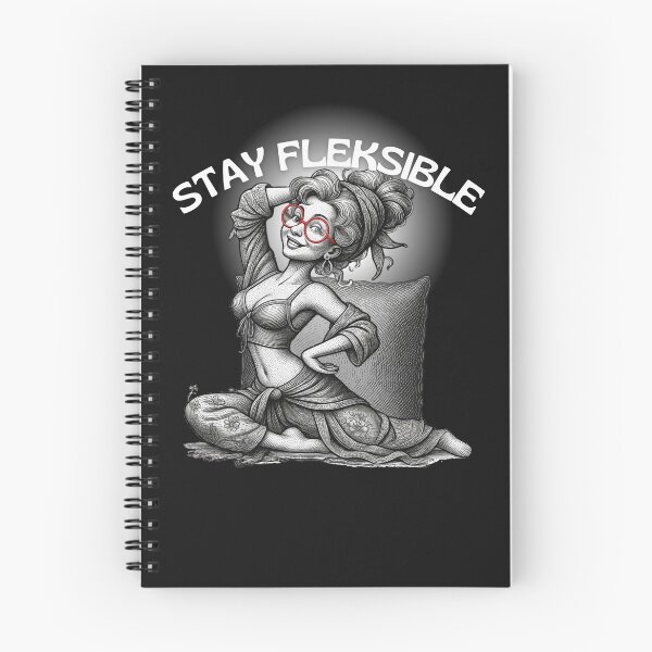 Item preview, Stay Flexible – Funny Grandma Yoga Vintage Illustration designed and sold by Aquarius-club.