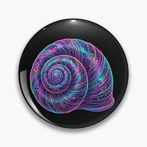 Item preview, Luminous Wire-Wrap Shell: Glowing Nebula Art designed and sold by Siriusvibes.