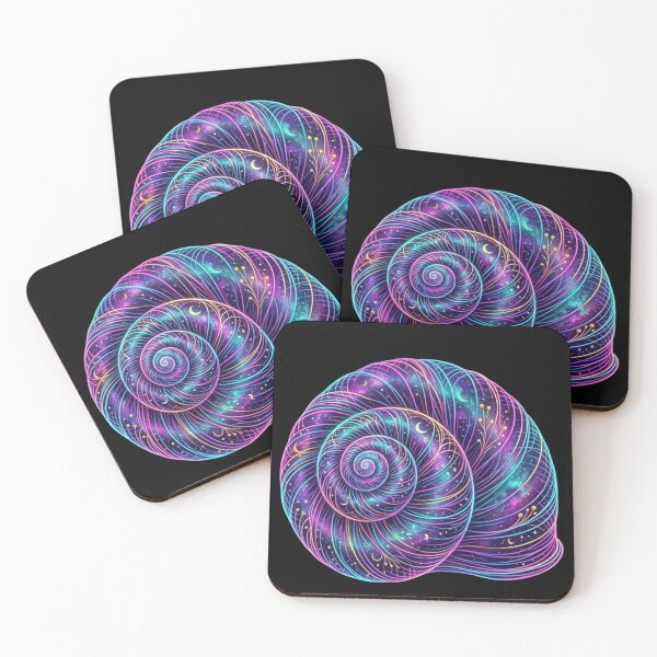 Item preview, Luminous Wire-Wrap Shell: Glowing Nebula Art designed and sold by Siriusvibes.