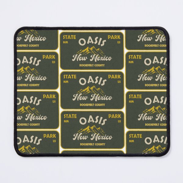 Item preview, Oasis State Park, Roosevelt County, New Mexico, badge design designed and sold by Wanderful-roads.