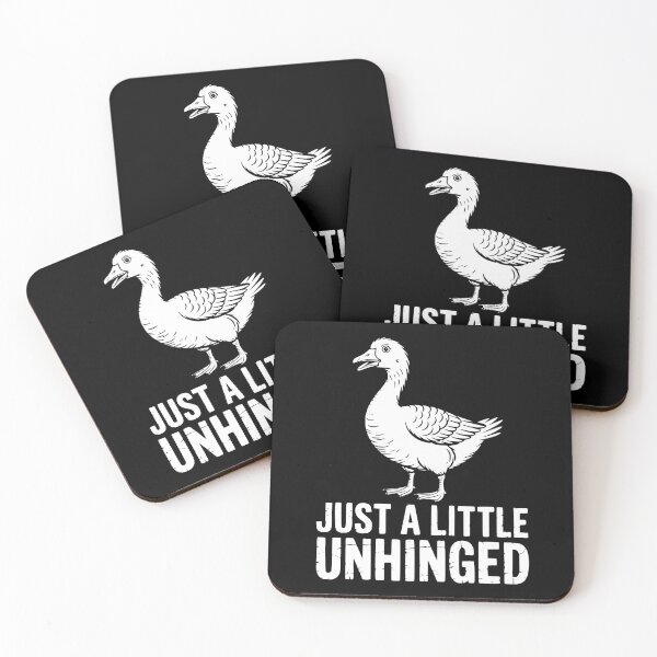 Item preview, Just A Little Unhinged Goose designed and sold by theartfulaspie.