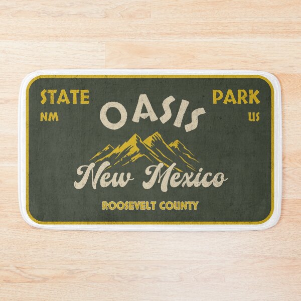 Item preview, Diseño de la insignia del Parque Estatal Oasis, Condado de Roosevelt, Nuevo México designed and sold by Wanderful-roads.